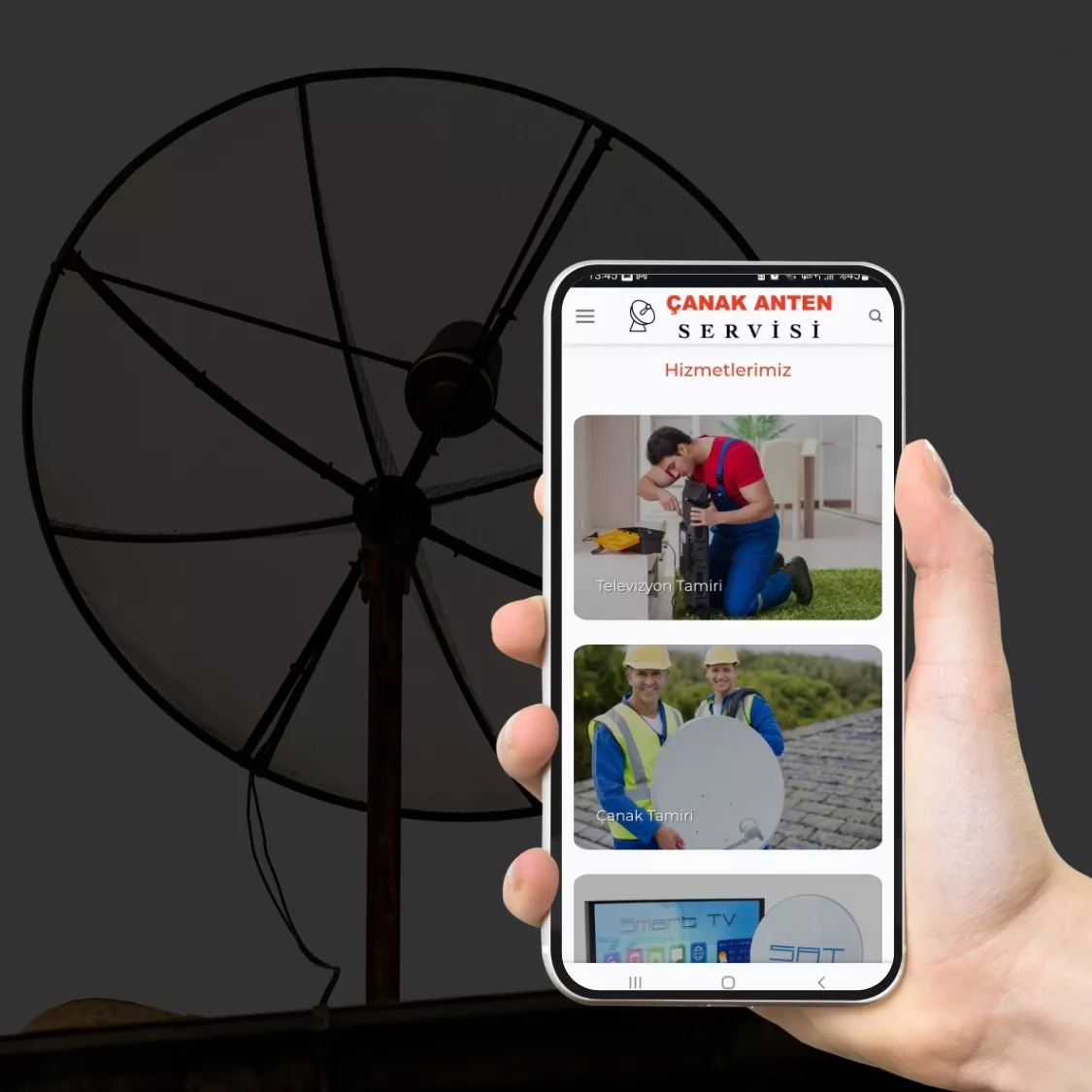 Çanak Anten Servisi